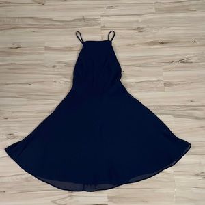 Navy blue dress
